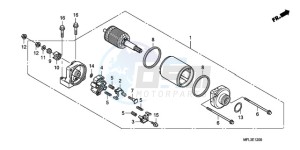 CBR1000RA9 France - (F / ABS CMF REP) drawing STARTING MOTOR