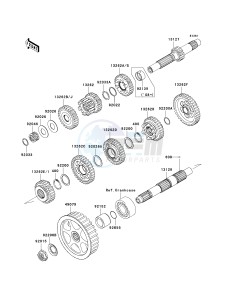 VN 900 D[VULCAN 900 CLASSIC LT] (6F-9F) D9F drawing TRANSMISSION