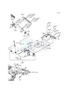 KLX125 KLX125CEF XX (EU ME A(FRICA) drawing Muffler(s)