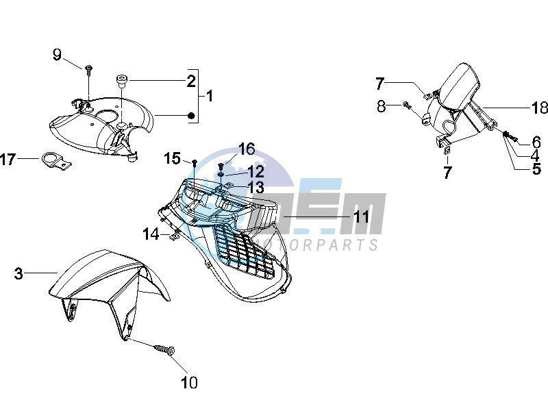 Wheel housing - Mudguard