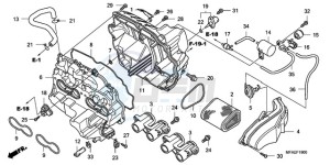 CBF1000TA France - (F / ABS CMF) drawing AIR CLEANER