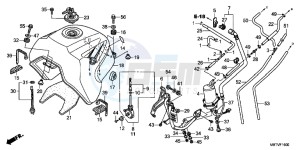 XL1000VB drawing FUEL TANK