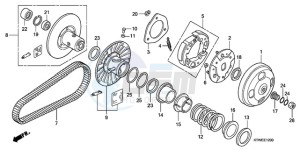 SH300A9 ED / ABS TBX drawing DRIVEN FACE