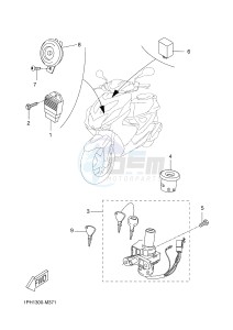 NS50 AEROX (1PH1 1PH1 1PH1) drawing ELECTRICAL 1