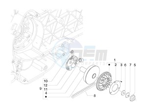 S 125 4T ie E3 Vietnam drawing Driving pulley