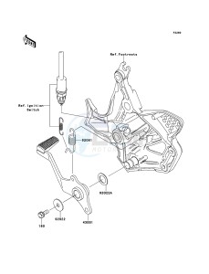 VERSYS KLE650A9F GB XX (EU ME A(FRICA) drawing Brake Pedal