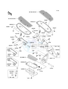 VN 1500 G [VULCAN 1500 NOMAD] (G1-G3) [VULCAN 1500 NOMAD] drawing FOOTRESTS