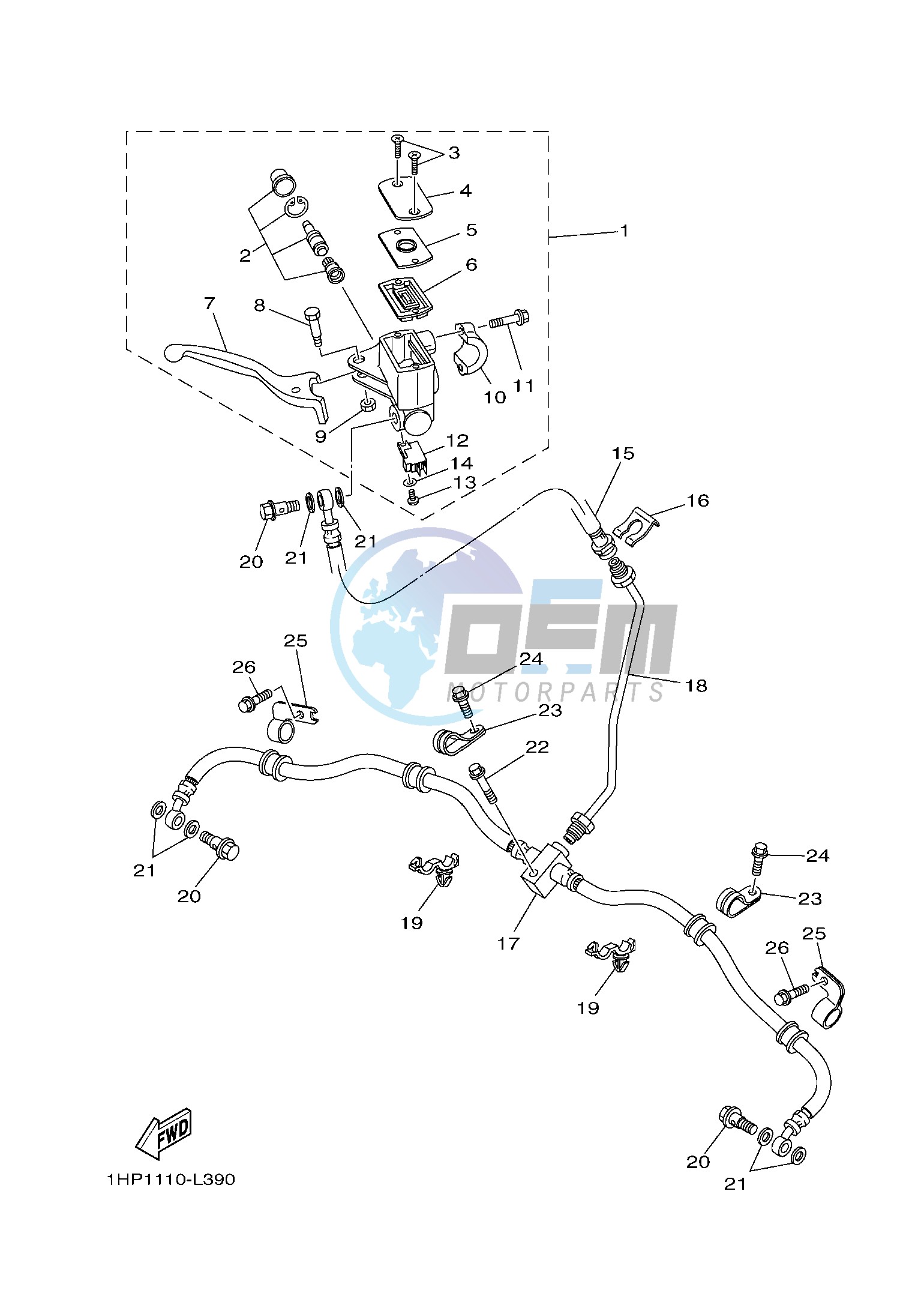 FRONT MASTER CYLINDER