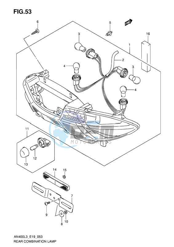 REAR COMBINATION LAMP