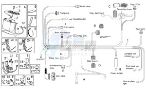 Norge 1200 IE 8V Polizia Stradale drawing Electrical system II