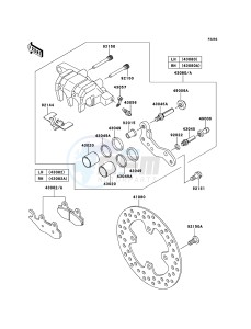 KVF650_4X4 KVF650FCS EU GB drawing Front Brake