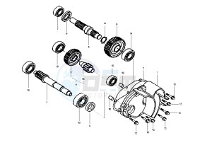 SHARK - 150 cc drawing GEAR GROUP