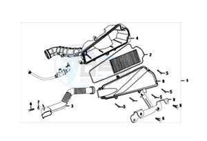 ORBIT II 50 25KMH (L8) NL drawing AIR FILTER