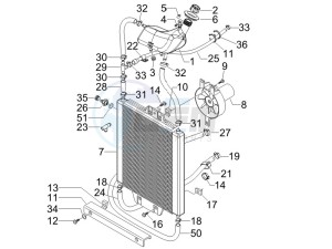 Runner 125 VX 4 (UK) UK drawing Cooling system