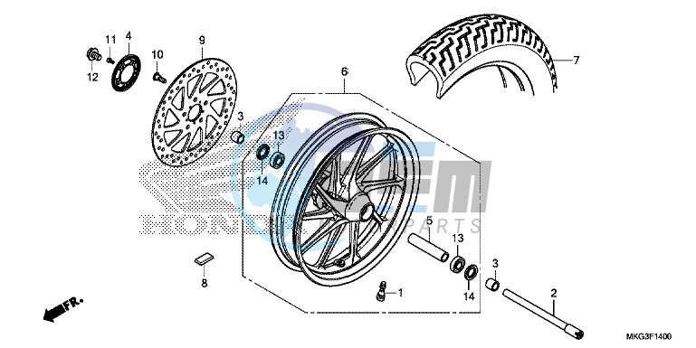 FRONT WHEEL