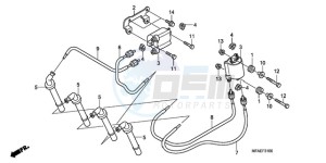 CBF1000A F / CMF drawing IGNITION COIL