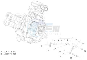 ETV 1200 Caponord Carabinieri drawing Gear lever