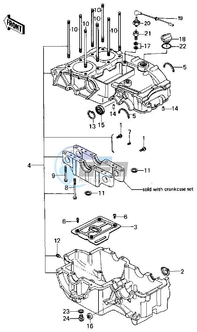 CRANKCASE -- 80 D1- -