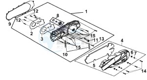 JOYRIDE S 125I (LF12W2-EU) (L7-L9) drawing CRANKCASECOVER LEFT