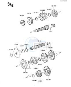 KX 60 B [KX60] (B1-B4) [KX60] drawing TRANSMISSION