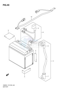 AN650 (E3-E28) Burgman drawing BATTERY