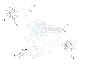 Nexus 250 SP e3 drawing Selectors - Switches - Buttons