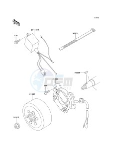 KX 60 B [X60] (B6-B9) drawing GENERATOR