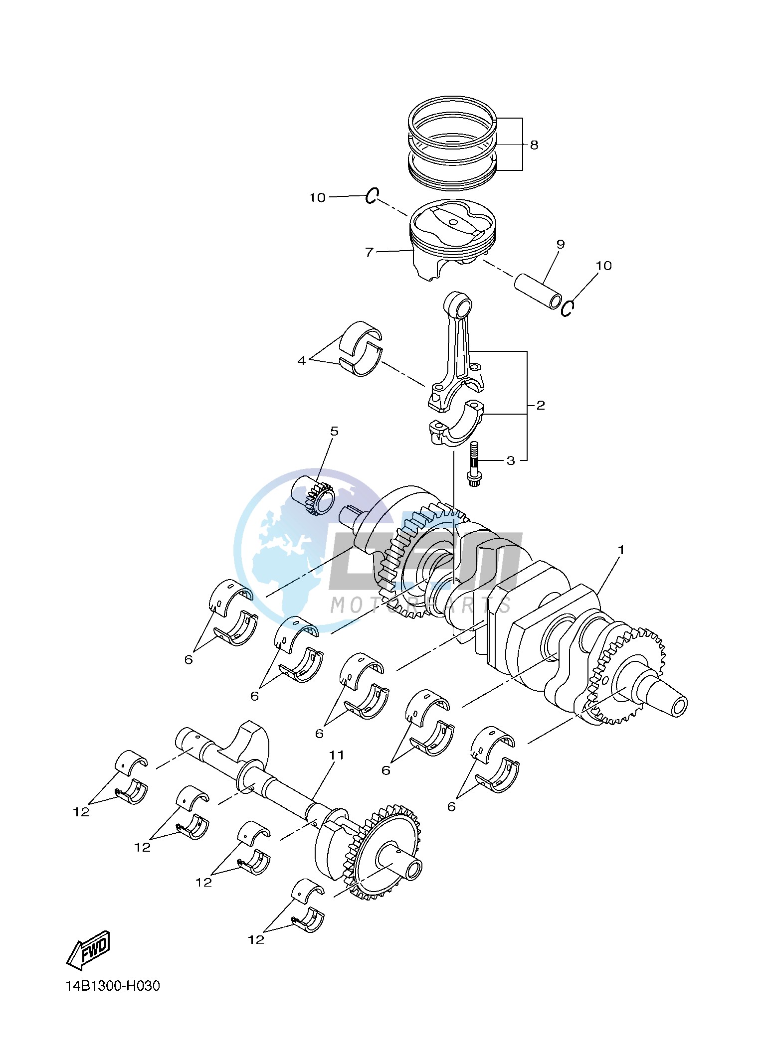 CRANKSHAFT & PISTON