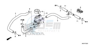 VFR1200XLF CrossTourer - VFR1200X 2ED - (2ED) drawing AIR INJECTION CONTROL VALVE