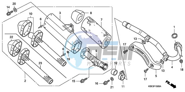 EXHAUST MUFFLER