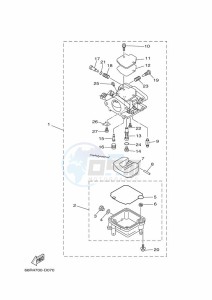 FT9-9DEL drawing CARBURETOR