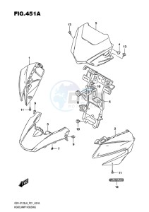 GSX-S125 MLX drawing HEADLAMP HOUSING (GSX-S125MLL8 P21)