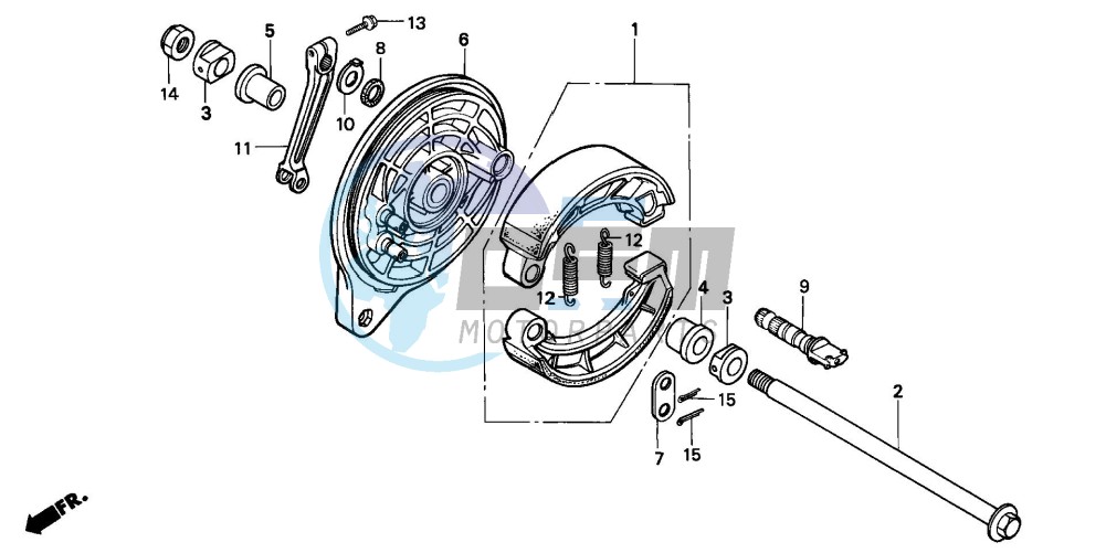 REAR BRAKE PANEL