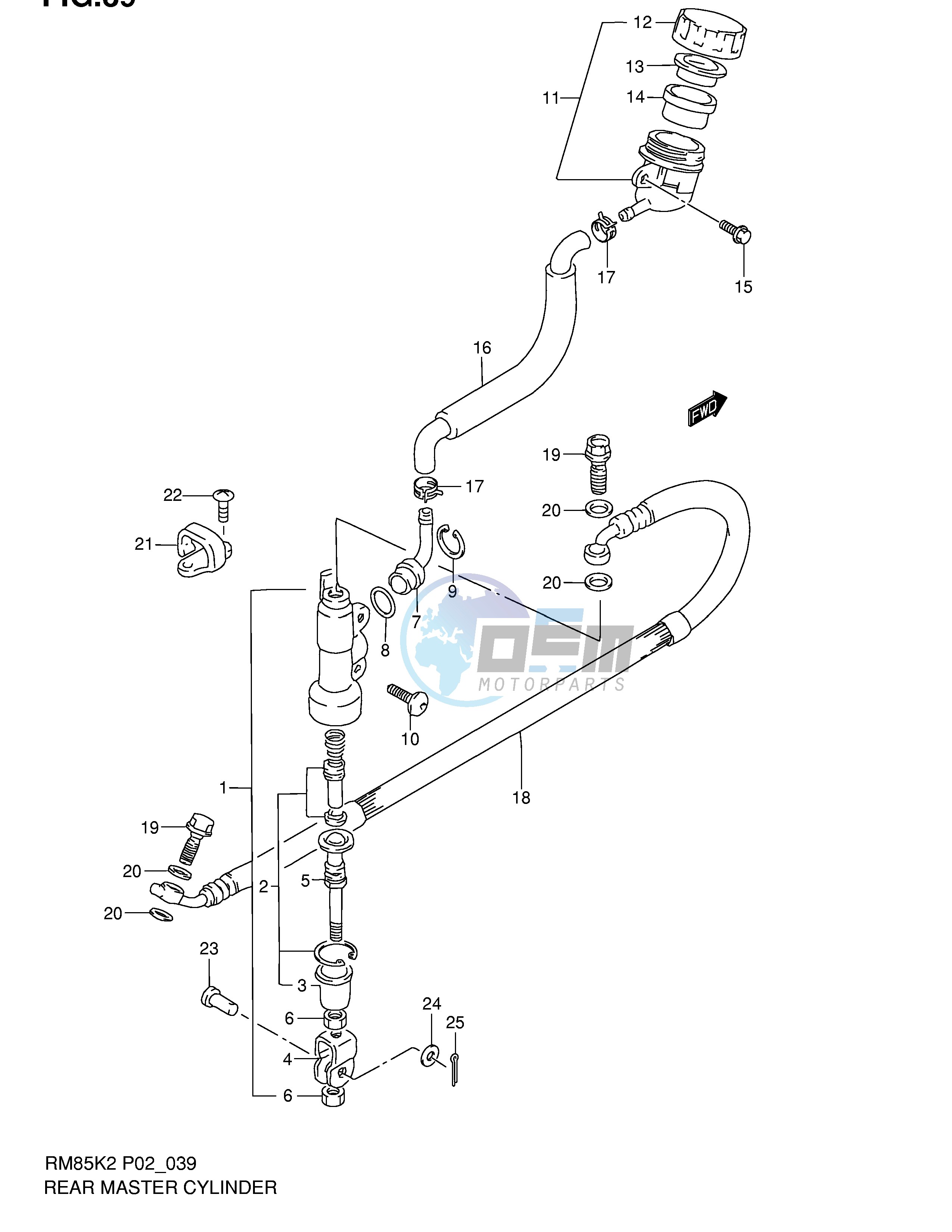 REAR MASTER CYLINDER