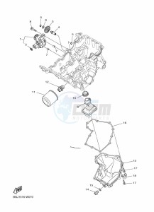 MT-03 MTN320-A (BEV6) drawing OIL PUMP