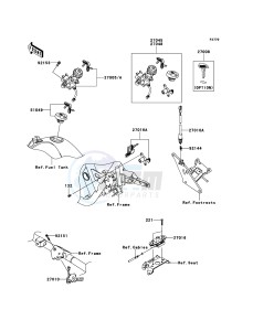 VN1700_CLASSIC_ABS VN1700FEF GB XX (EU ME A(FRICA) drawing Ignition Switch