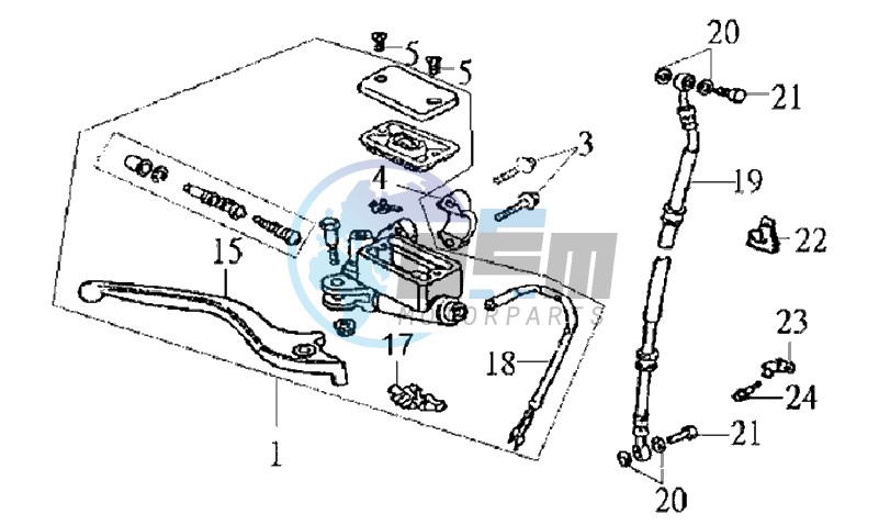 BRAKE CALIPER FOR / BRAKE LEVER / BRAKE LINES