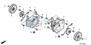 GL18009 Korea - (KO / AB) drawing COOLING FAN