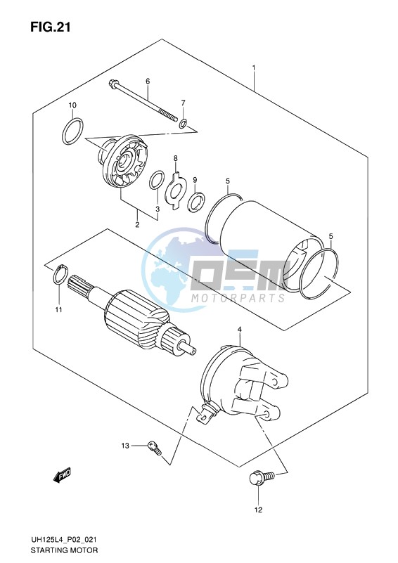 STARTING MOTOR