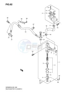 GSR600 (E2) drawing REAR MASTER CYLINDER (GSR600K6 UK6 K7 UK7 K8 UK8 K9 UK9 L0 UL0)