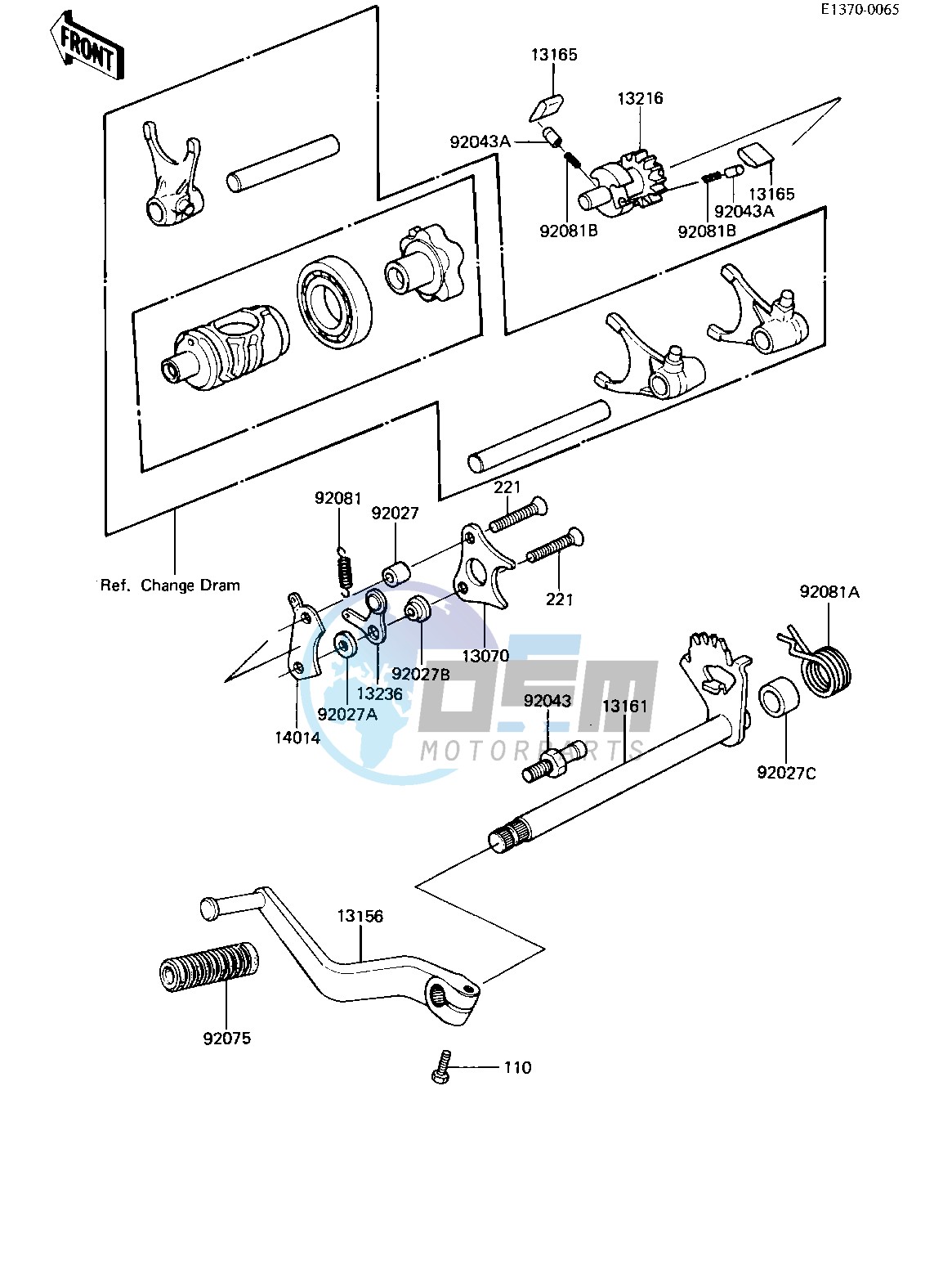 GEAR CHANGE MECHANISM