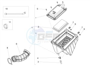 SX 125 E4 (APAC) drawing Air box