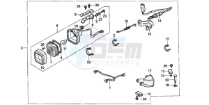 TRX300 FOURTRAX drawing STOP LIGHT