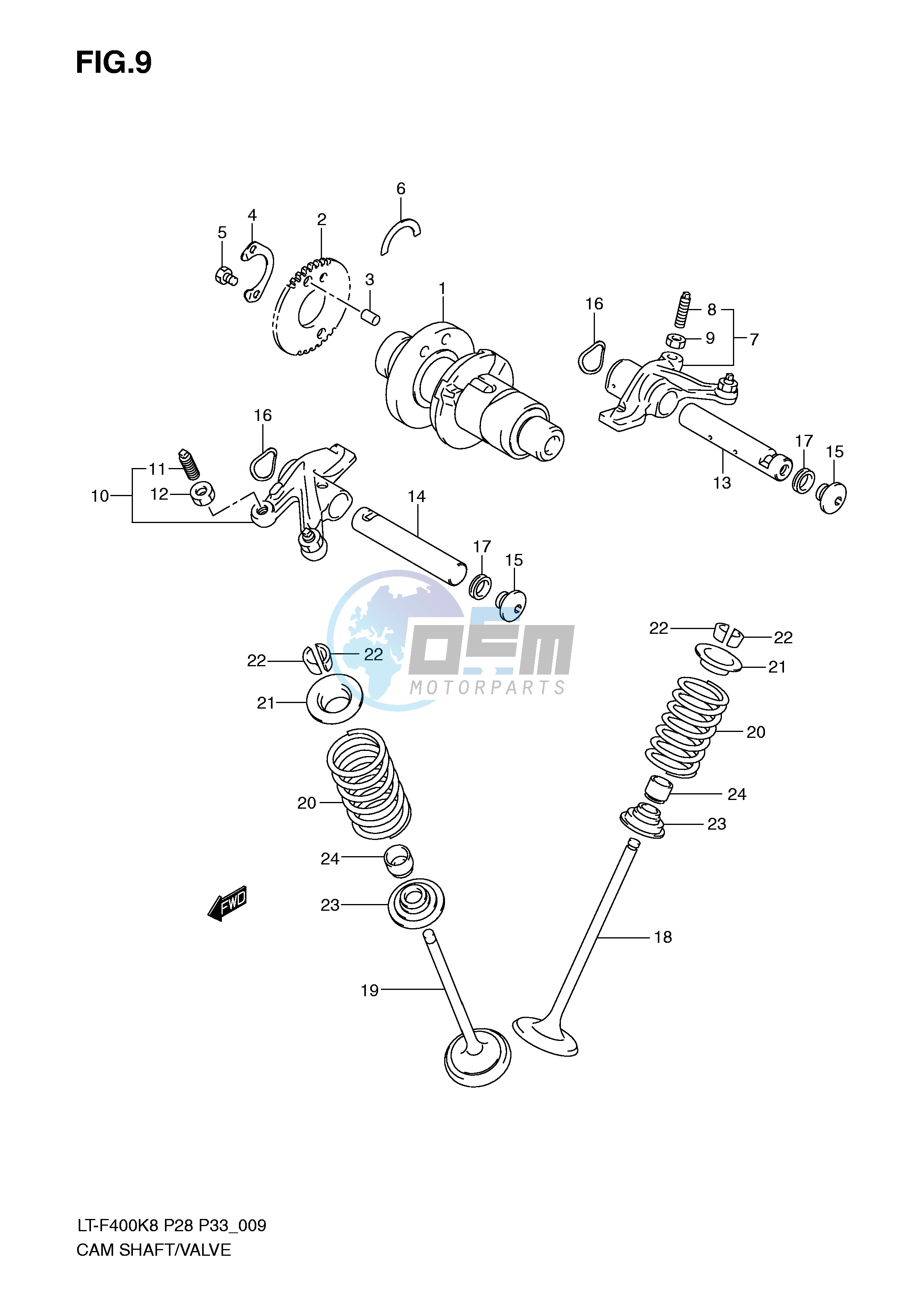 CAMSHAFT - VALVE