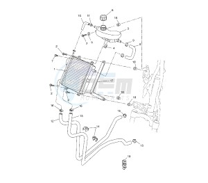 NS AEROX 50 drawing COOLING SYSTEM