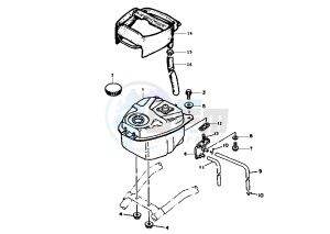 BW'S ORIGINAL 50 drawing FUEL TANK