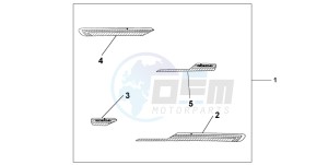 NSS250 drawing SIDE MOLDING