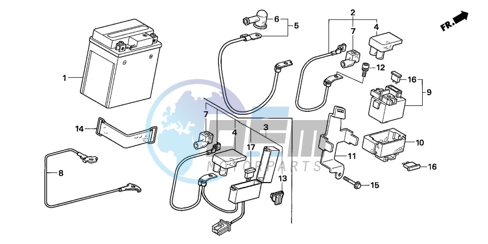 BATTERY (CBF600S6/SA6/N6/NA6)