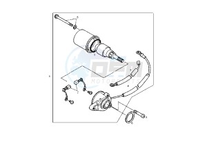 GPR NUDE - 125 cc drawing STARTING MOTOR