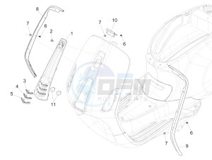 Sprint 125 4T 3V ie drawing Front shield